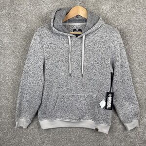Rock & Roll Denim Solid‎ Gray Hoodie Men's Small NEW